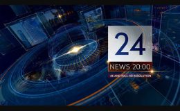 Videohive Breaking NEWS 24 TV Broadcast Package/ Business and Political Summit/ Glass Cube Intro/ HUD UI Text