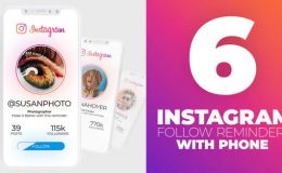 VIDEOHIVE INSTAGRAM FOLLOW REMINDER WITH PHONE