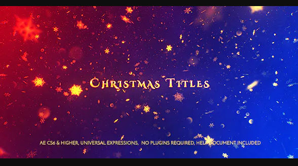 VIDEOHIVE CHRISTMAS TITLES 21005037
