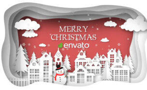 VIDEOHIVE CHRISTMAS PAPER TOWN WISHES
