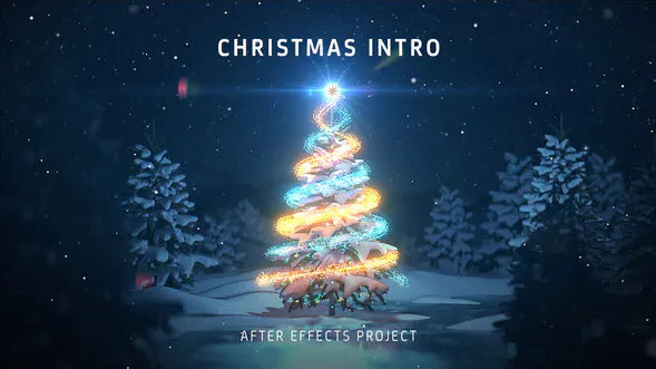 VIDEOHIVE CHRISTMAS TREE INTRO