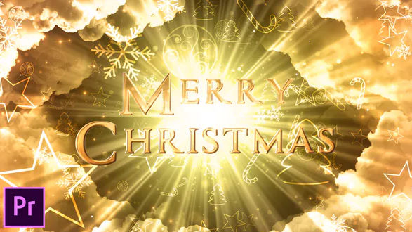VIDEOHIVE HEAVENLY CHRISTMAS TITLES – PREMIERE PRO