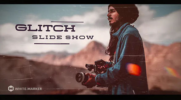 Videohive Glitch Slideshow 21485052