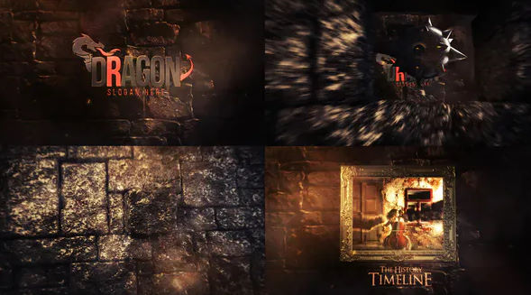 Videohive Breaking The Wall Logo Reveals