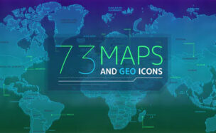 VIDEOHIVE 73 MAPS AND GEO ICONS