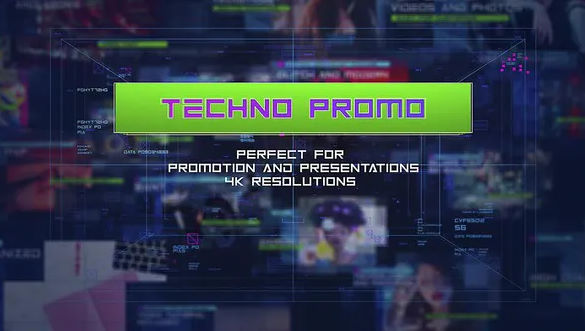 Videohive Techno Promo/ Center Digital Slides/ Speed Car Promotion/ Auto Sport Action Slideshow/ Logo Intro I
