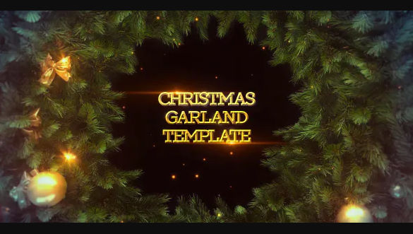 VIDEOHIVE GARLAND CHRISTMAS SLIDESHOW