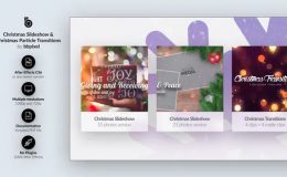 VIDEOHIVE CHRISTMAS SLIDESHOW & CHRISTMAS PARTICLE TRANSITIONS