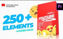 Videohive Youtube Library and Сover pack Mogrt Premiere Pro