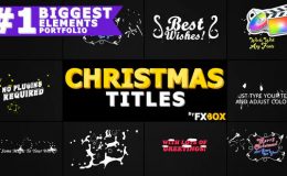 Videohive Christmas Titles And Transitions FCPX