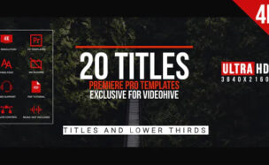 VIDEOHIVE MODERN MINIMAL TITLES FOR PREMIERE PRO
