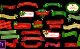 Videohive Christmas Lowerthirds and Banners