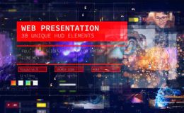 VIDEOHIVE WEB PRESENTATION/ HUD MODERN SLIDESHOW/ 3D SCI-FI GLITCH INTRO/ DIGITAL PARALLAX/ HIGHTECH INTERFACE