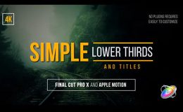 Videohive Simple Lower Thirds and Titles FCPX