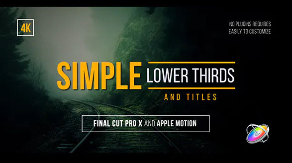 Videohive Simple Lower Thirds and Titles FCPX