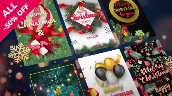 Videohive Christmas Instagram Stories