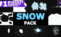 VIDEOHIVE 2D CARTOON SNOW | AFTER EFFECTS