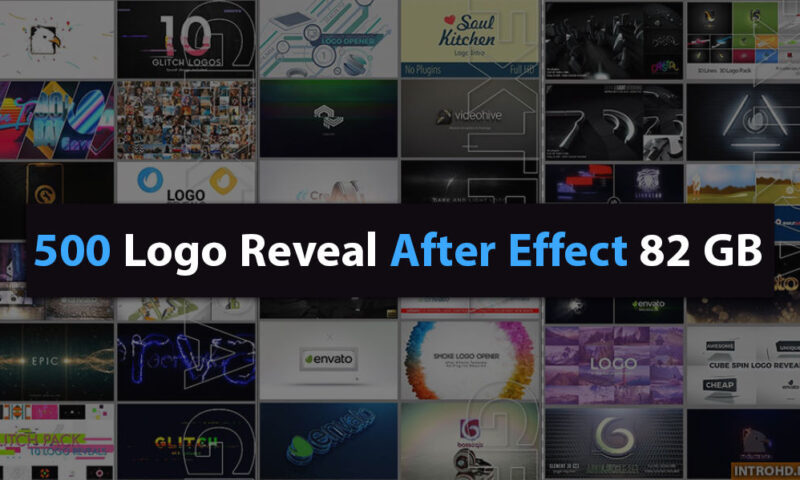 Pack 2 – 500 Logo Reveal After Effect Project Files 82GB