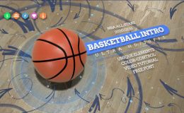 VIDEOHIVE BASKETBALL 4K OPENER/ ACTION SPORT PROMO/ ACTIVE GAME/ BASKET BALL LOGO/ NBA INTRO/ BROADCAST BUMPER