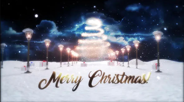 VIDEOHIVE MERRY CHRISTMAS LOGO REVEAL 25269473