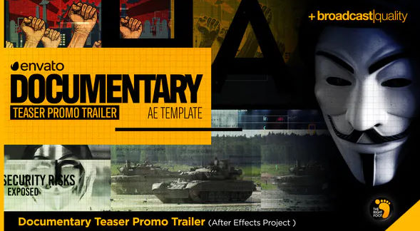 Videohive Documentary Teaser Promo Trailer