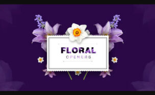 Videohive Floral 8 Opening Footages- Glamour Wedding Titles- Flowers and Shapes- Vintage and Hipster- Romantic