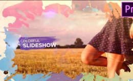 Videohive Watercolor Parallax Slideshow - Premiere Pro