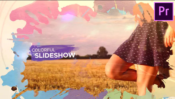 Videohive Watercolor Parallax Slideshow – Premiere Pro