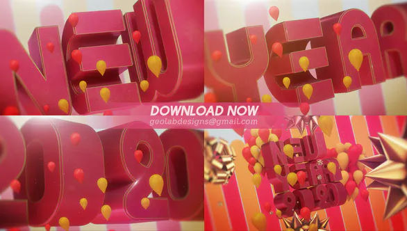 VIDEOHIVE HAPPY NEW YEAR L NEW YEAR 2020 L NEW YEAR CELEBRATION TEMPLATE