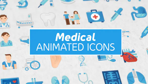 VIDEOHIVE 36 MEDICAL ANIMATED ICONS