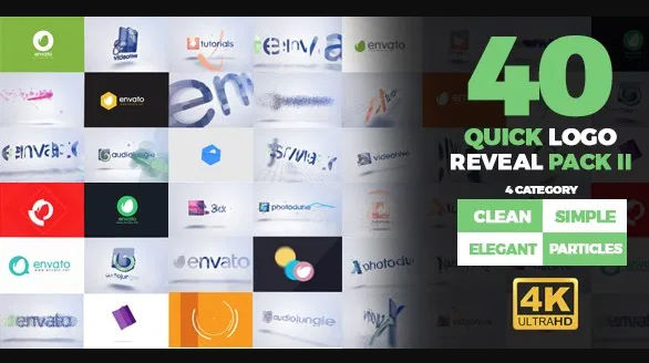 VIDEOHIVE QUICK LOGO REVEAL PACK 2