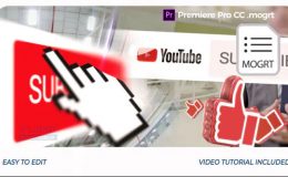 Videohive YouTube Opener Premiere Pro Mogrt