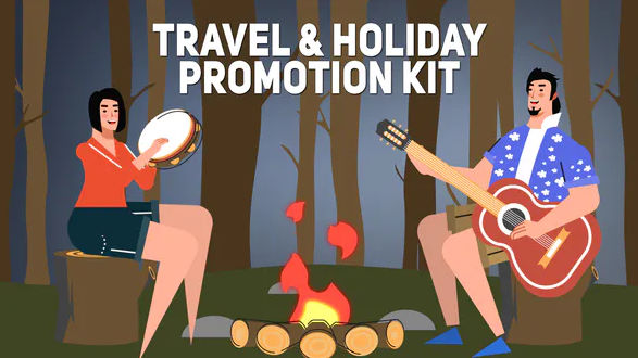 Videohive Travel & Holiday Promotion Kit 25443546
