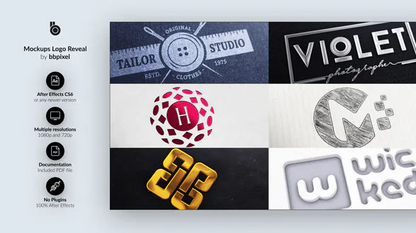 Download Videohive Mockups Logo Reveal 25054874 » Free After Effects Templates - Premiere Pro Templates
