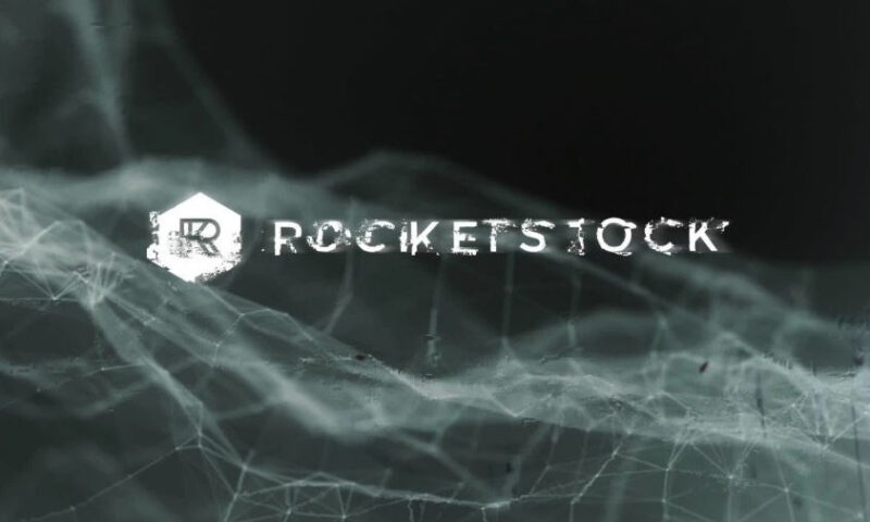 RocketStock – Static Glitchy Logo Reveal
