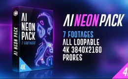Download AI Neon Pack 4K - FREE Videohive