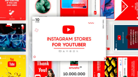 Download Instagram Stories for YouTuber – FREE Videohive
