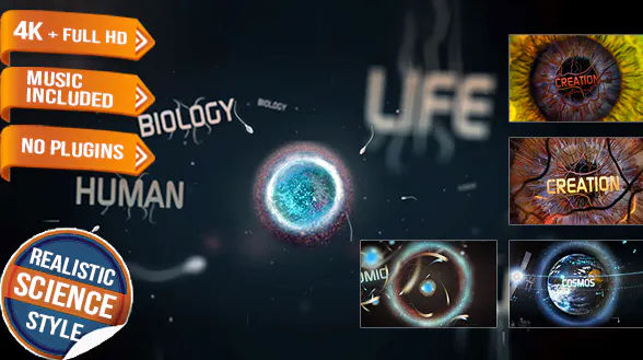 Download Science Physics Biology Intro – FREE Videohive