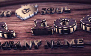 VIDEOHIVE WOOD AND GOLD LOGO