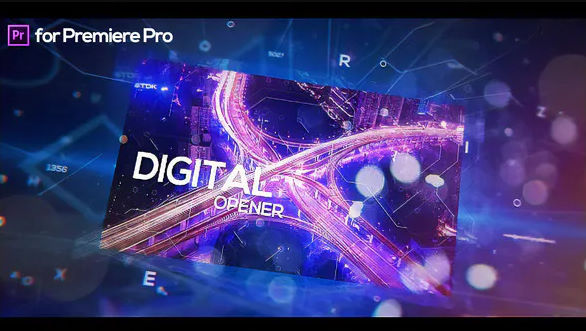 Download Digital Holographic Opener for Premiere Pro 25651446 – FREE Videohive
