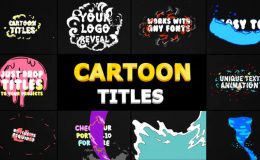 Download Cartoon Titles Pack - Premiere Pro MOGRT – FREE Videohive