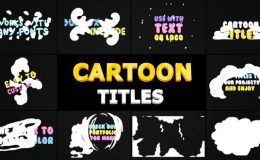 Download Cartoon Smoke Titles | Premiere Pro MOGRT – FREE Videohive