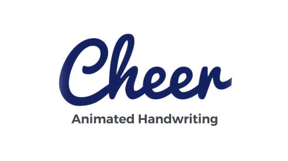 Videohive Cheer Animated Handwriting Typeface 20929630
