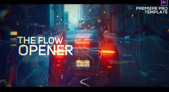 Digital Flow Modern Opener for Premiere Pro 25728663