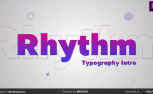Rhythm Typography Intro 25022339