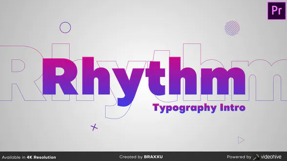 Rhythm Typography Intro 25022339