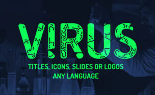 Videohive Virus titles, logo, icons reveal Instagram stories presets