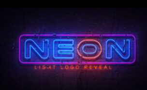 MotionArray Realistic Neon Logo