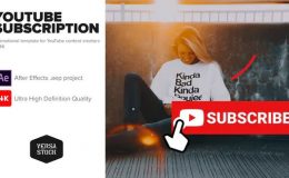 YouTube Subscribe Like Get Notified Promotion Kit Videohive