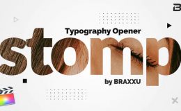 Typography Opener - Apple Motion Template